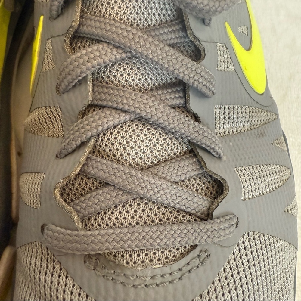 Nike Gray with Neon Yellow Accents Sneakers - Picture 5 of 13